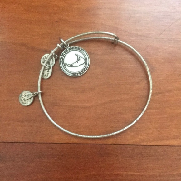 Two silver Alex and Ani bracelets. - Picture 2 of 5